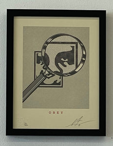 Shepard Fairey 'Obey Magnifying Glass'